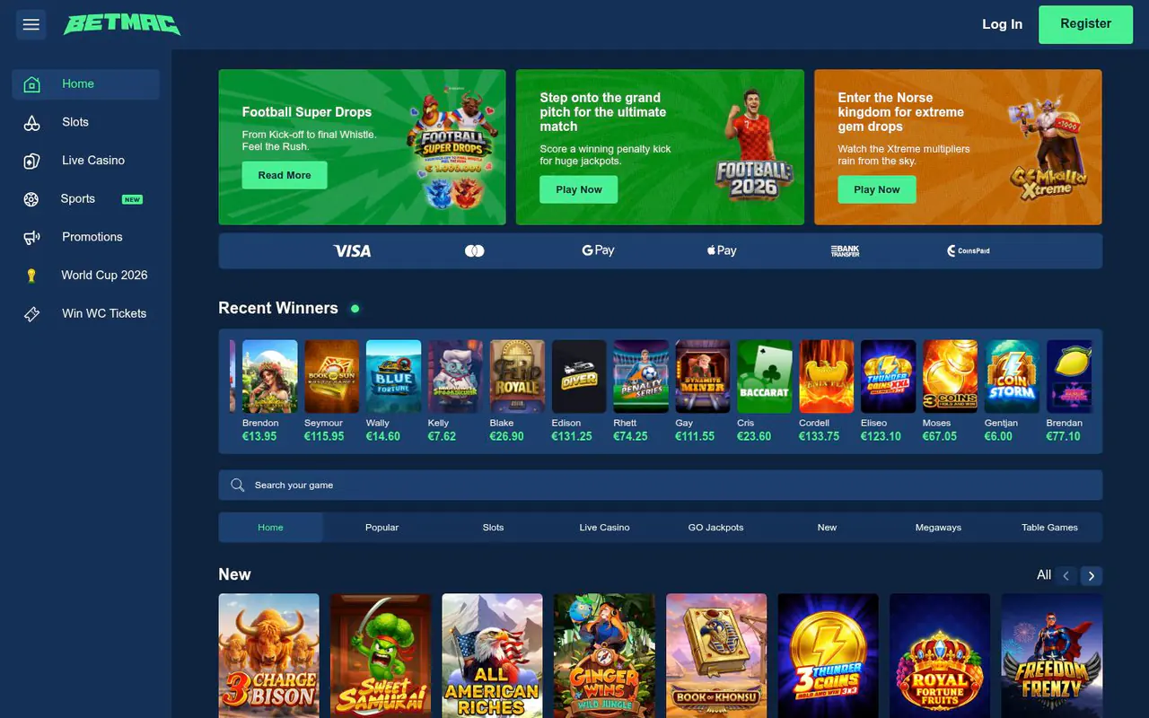 Betmac screenshot 1